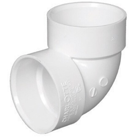 Pinpoint Charlotte Pipe & Foundry PVC003310600HA 90 deg Pipe Vent Elbow PVC DWV 1.5 in. PI155248